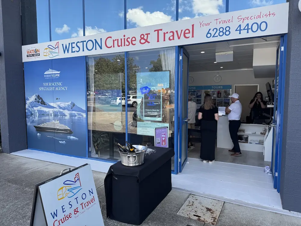 Weston Cruise & Travel reopens as Chris Watson's first revamped travel agency 2 Weston Cruise & Travel reopens as Chris Watson Travel’s first revamped agency