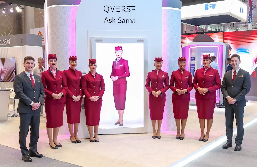 Revenue rev-up: Qatar Airways announces best-ever financial results with $3.3B in profit 1 Qatar Airways has launched a world-first AI booking experience, featuring Sama, an AI Cabin Crew hologram. Making its debut at Web Summit Qatar 2025