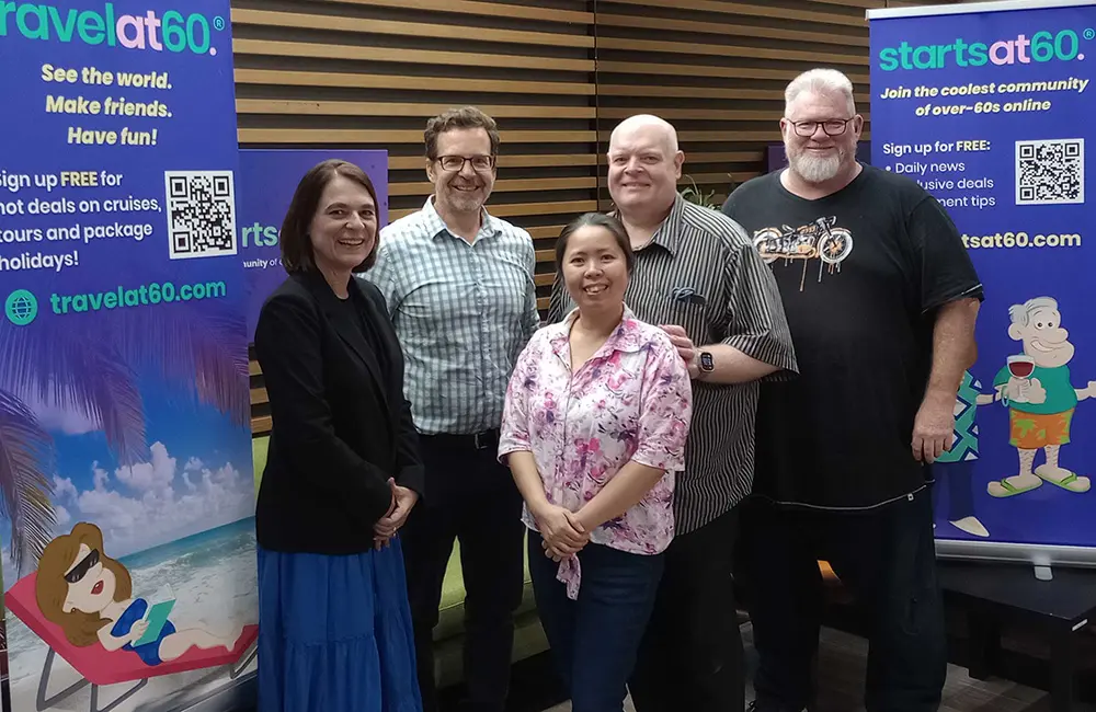 Boom time: Starts at 60 boosts retiree reach with acquisition of Travel Central agency