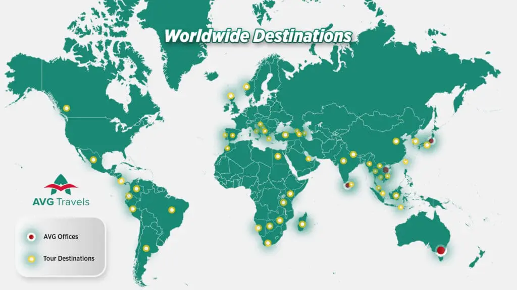 Why you should register with AVG Travels + your invite inside 1 World Map tours