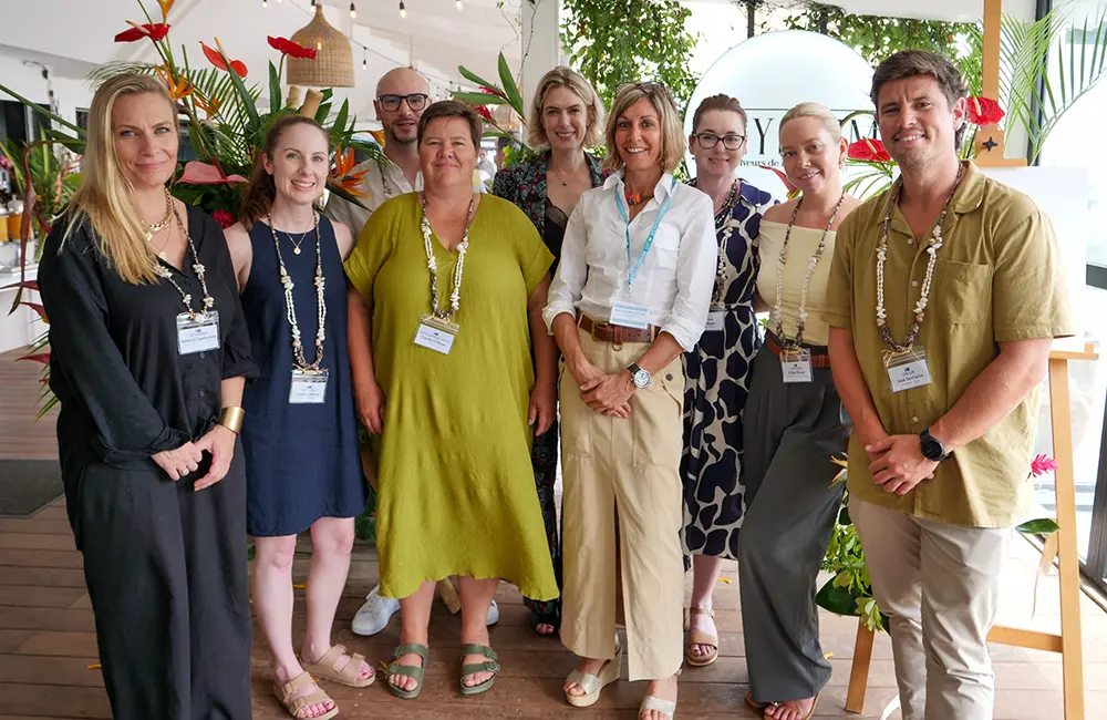 Govt changes travel advice level for holiday destination on Australia's doorstep 3 Group of people at New Caledonia Tourism Rendez-Vous Workshop 2025 in Noumea