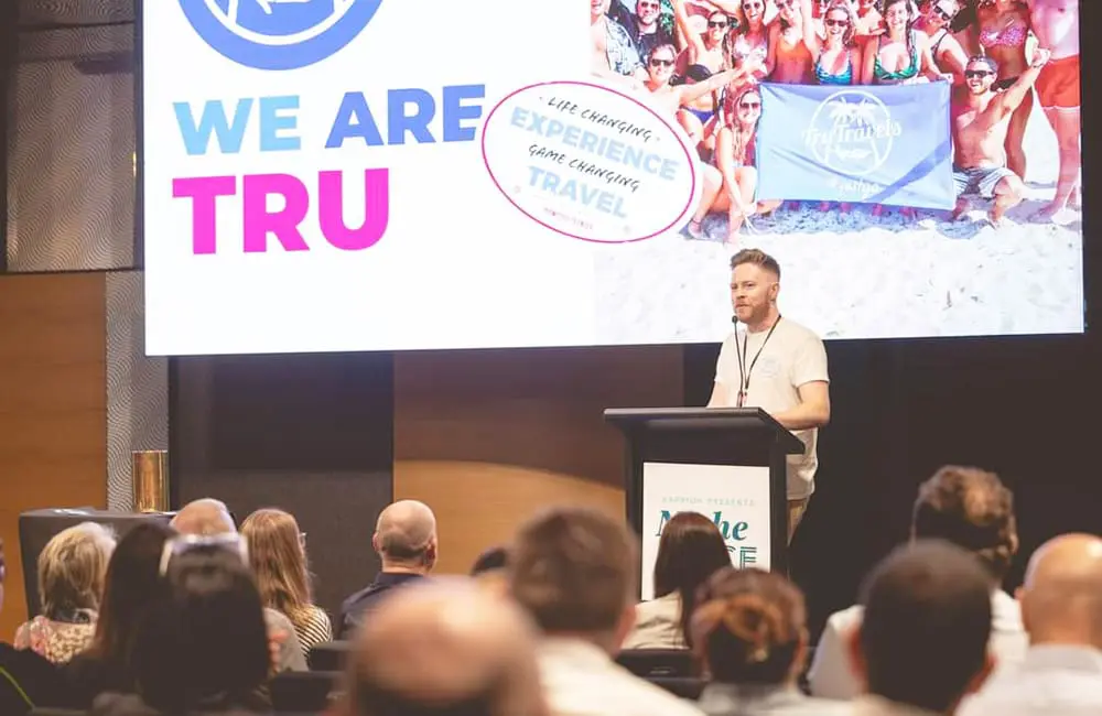 Niche is Nice 2025: Gold Plus Partner sets the gilded standard for exclusive travel agent series 3 TruTravels' James Lavin presents at last year's Niche is Nice event.