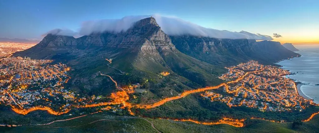 Save thousands on 2025 travel with APT’s Last Chance Worldwide sale 5 a afr south africa cape town table mountain aerial sunset 482989593 g rf web 12 5