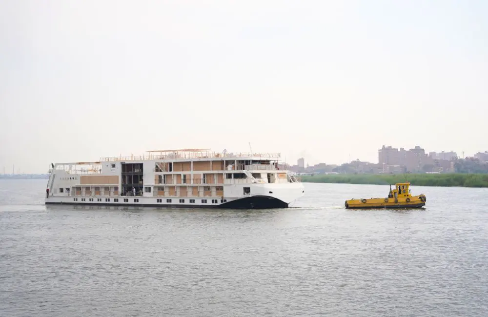 Milestone moment for Viking's newest ship built for the Nile
