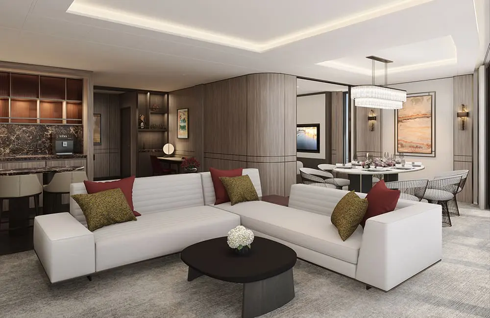 Six standout luxury suites at sea for the discerning cruiser client 5 Ritz-Carlton, Luminara, Owners Suite