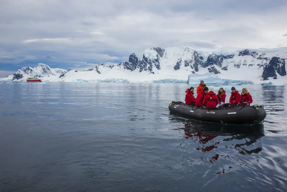 G Adventures reveals sleek new ship for Antarctic adventures, teases Polar expansion 2 G Adv
Antarctica Expedition Ship Travellers Zodiac Cruise