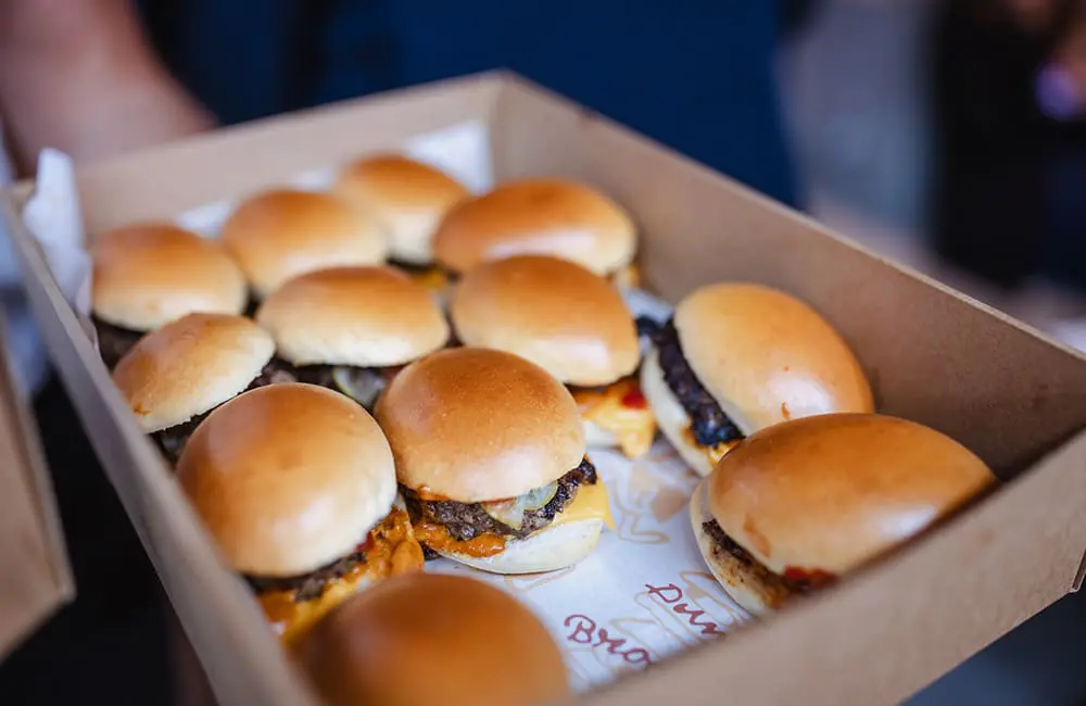 Brisbane swings big with bumper turnout at U-S-eh event with BNE, Air Canada & Linkd Tourism 6 Box of sliders.