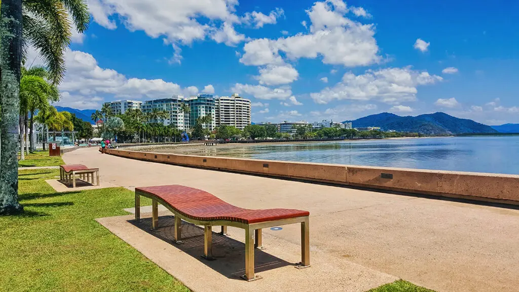 From Canada to Cairns: Helloworld OMC heads to North Queensland for 2026 2 Beautiful Cairns by the esplanade a tourist town in Queensland Australia