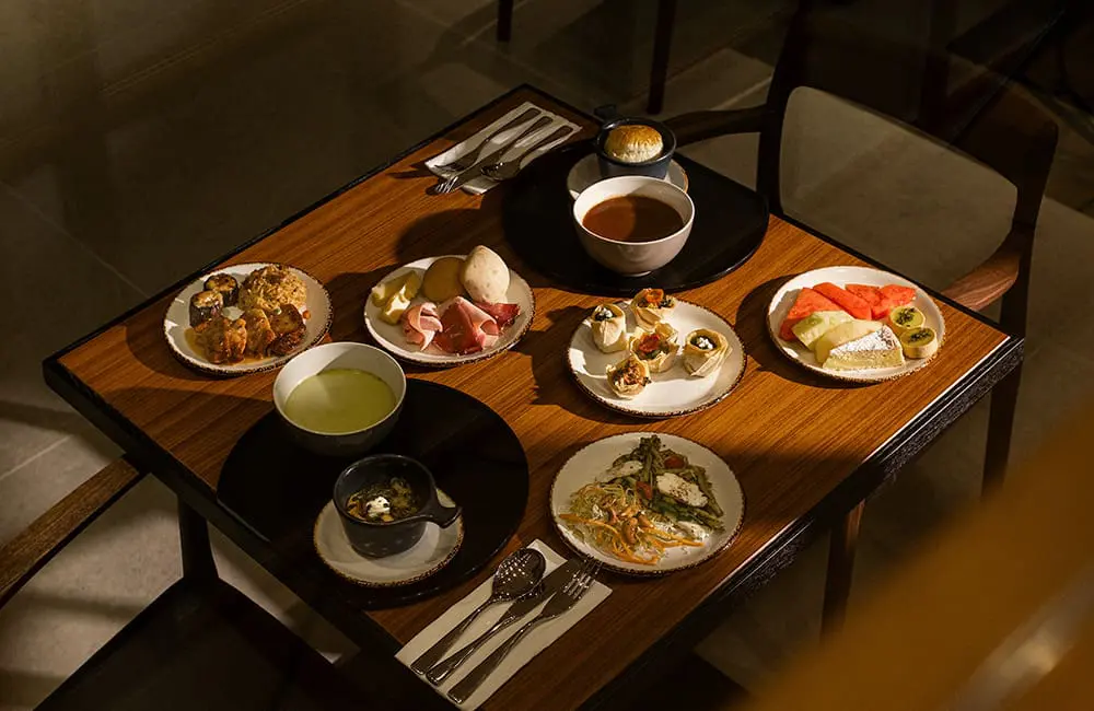 First look: Cathay Pacific reopens fan-favourite The Bridge first & business lounge at HKIA 5 The Food Hall dishes at The Bridge lounge at HKIA.