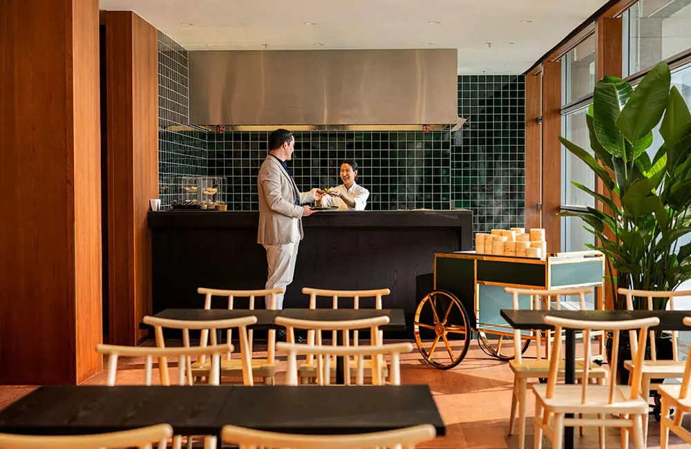 First look: Cathay Pacific reopens fan-favourite The Bridge first & business lounge at HKIA 4 Dedicated work space within The Bridge lounge at HKIA