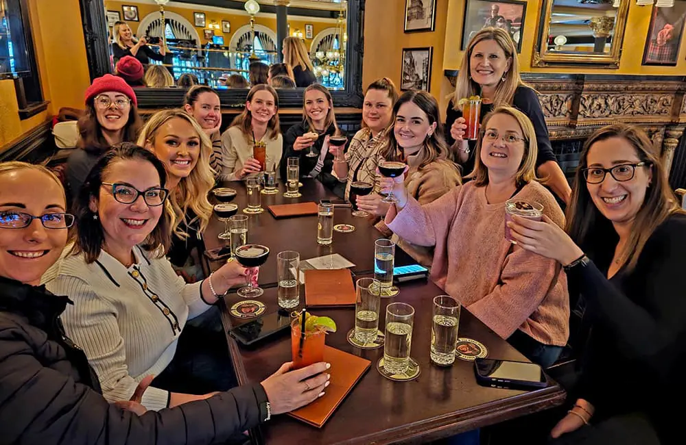 Why Canada is the ultimate bang-for-your-buck international destination for Aussies in 2025: 7 agent tips inside! 3 Destination Canada Radical Ambassadors Group dining in Victoria, BC.