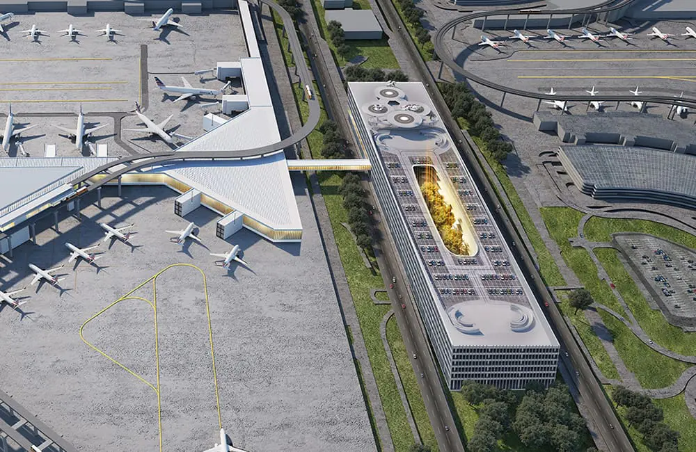 "World’s largest airline hub": American & DFW's new state-of-the-art terminal landing in 2027 3 Aerial view at DFW