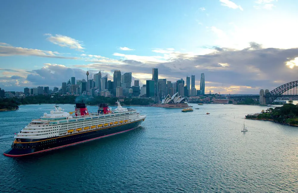 Disney Destinations International’s Andrea Robinson: Why Disney Cruise Line is not just for kids 1 Disney Wonder cruise ship arrives in Sydney Harbour. Image: ©Disney