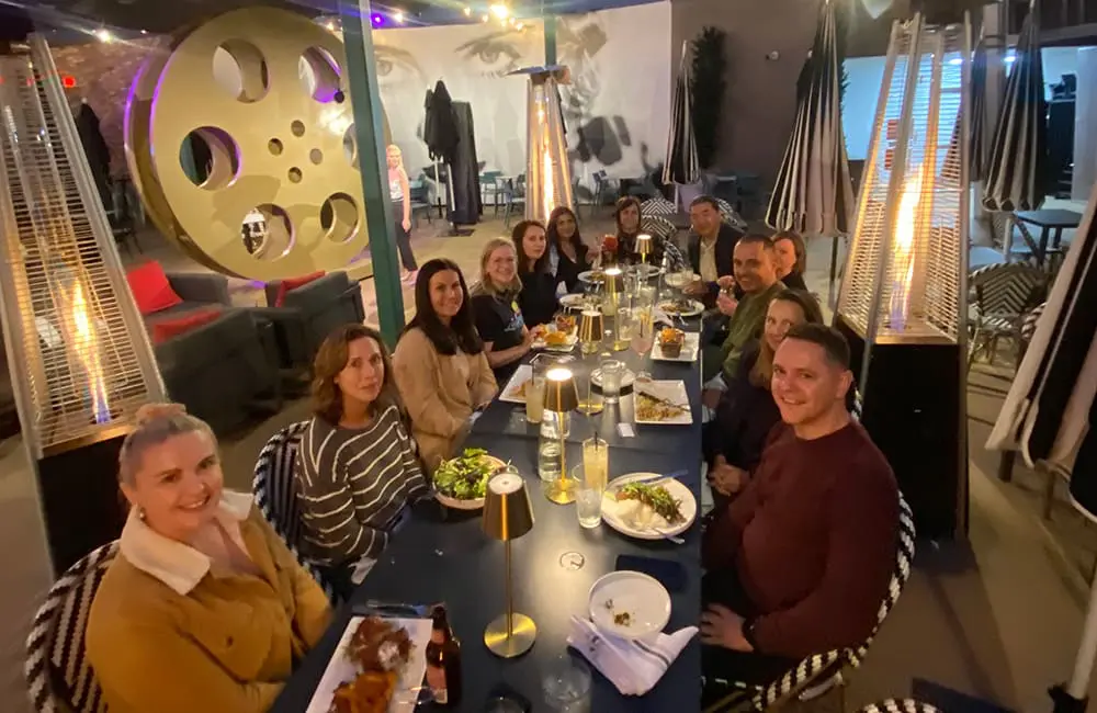 LA Tourism & Infinity Holidays launch new incentive after Aussie agents return from co-hosted fam 5 LA Tourism x Infinity Holidays famil group at LA restaurant.