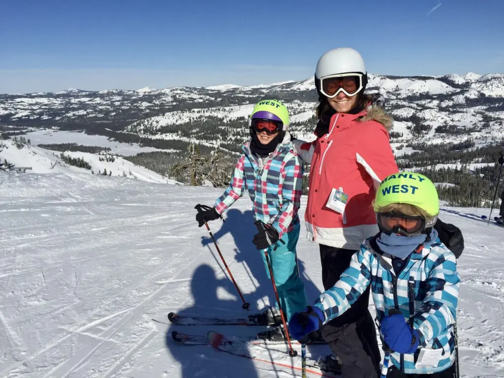 Why a ski holiday is the ultimate family trip – for kids, teens and grown-ups 1 Dani and her kids hitting the slopes.