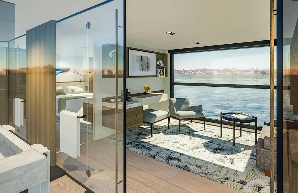 National Geographic-Lindblad Expeditions launches first-ever European river sailings 2 Suite life onboard Connect Floor-to-ceiling windows bring the Rhine right into the lounge on Lindblad’s new river ship.