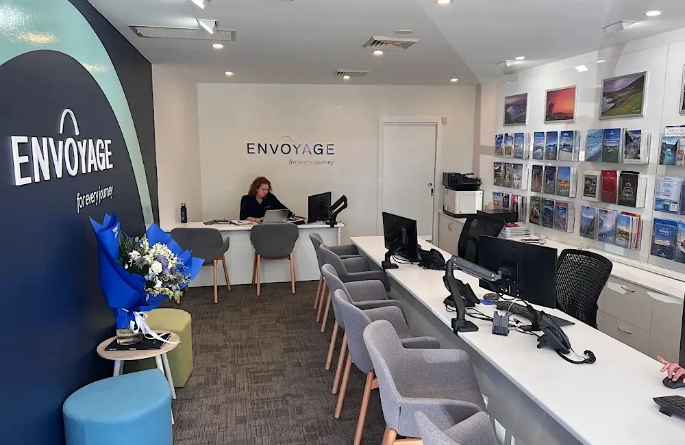 Envoyage opens three new Sydney stores as agents report early uplift 5 Inside the newly launched Envoyage Drummoyne store, part of the growing independent network under Flight Centre Travel Group.