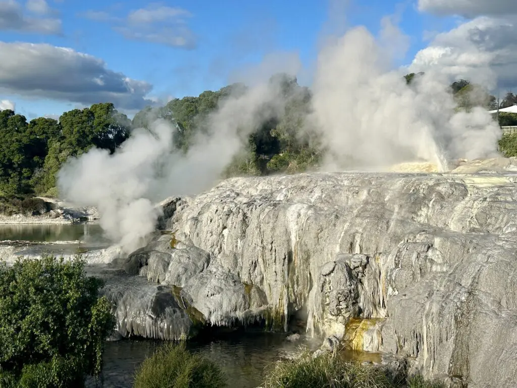 Trenz 2025: Rotorua welcomes tourism “family” to New Zealand’s biggest travel trade event 3 A Te Puia geyser.