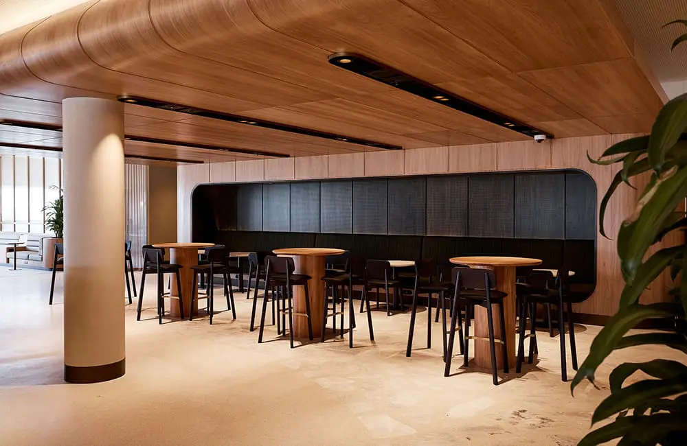 Qantas resumes direct international flights from SA. Where are they going? 3 Qantas Domestic Business Lounge at ADL seating.