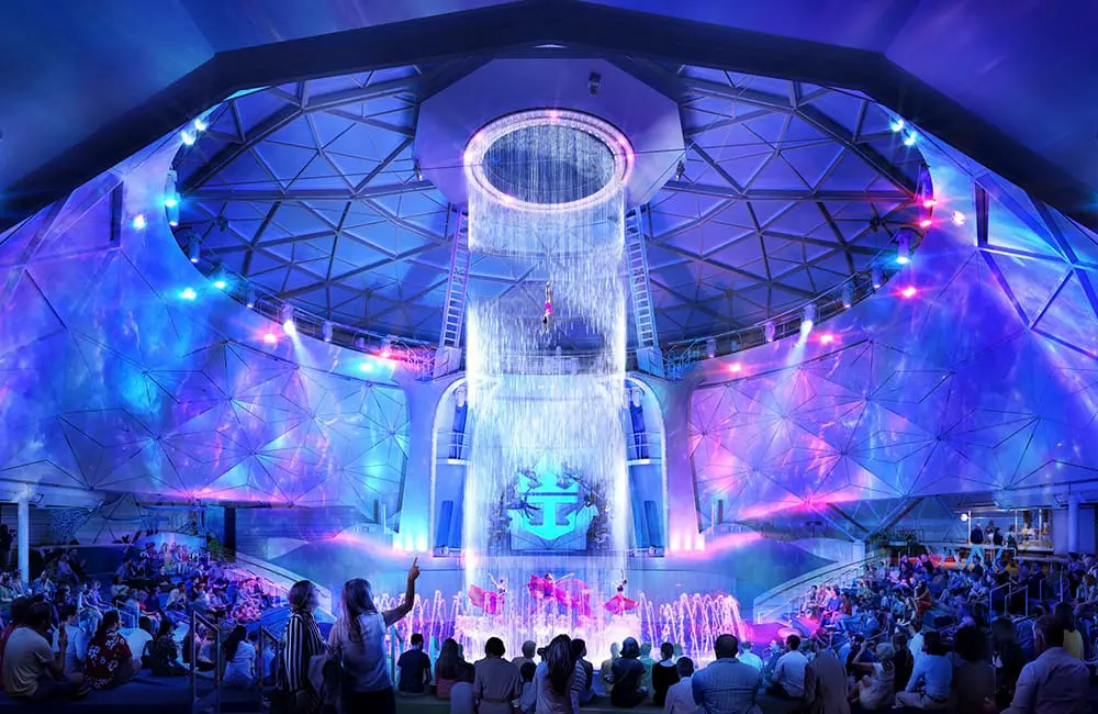 Setting the stage (and table): Star of the Seas spotlights new show & dining delights 3 Render of the new Aquadome on Star of the Seas.