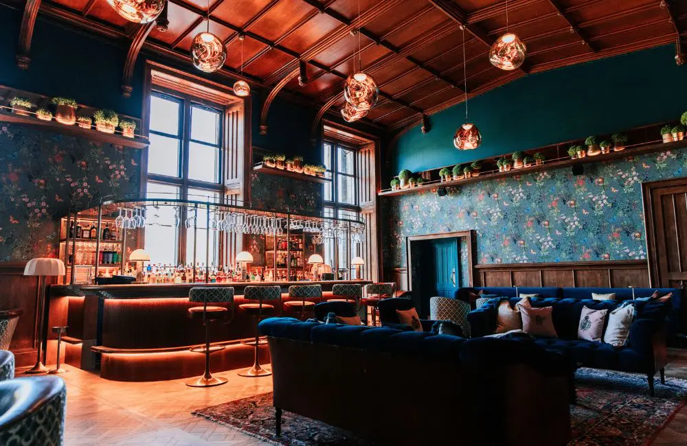 Scottish heritage estate Mar Hall reopens after $41 million renovation 3 Slainte Bar Mar Hall