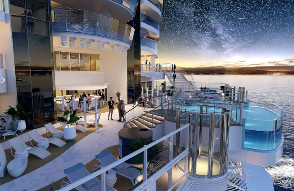 Princess Cruises' Nick Ferguson on what Aussie cruisers want & where they want to go in 2025 2 Render of Wake View Terrace on Star Princess cruise ship.