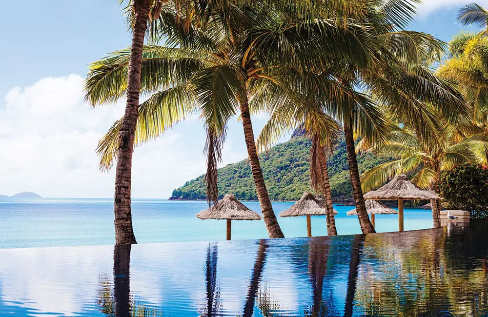 The surprising Aussie destination that brings 'White Lotus' vibes minus the price tag 1 Hamilton Island Beach Club in Queensland with infinity pool. – The White Lotus in Australia