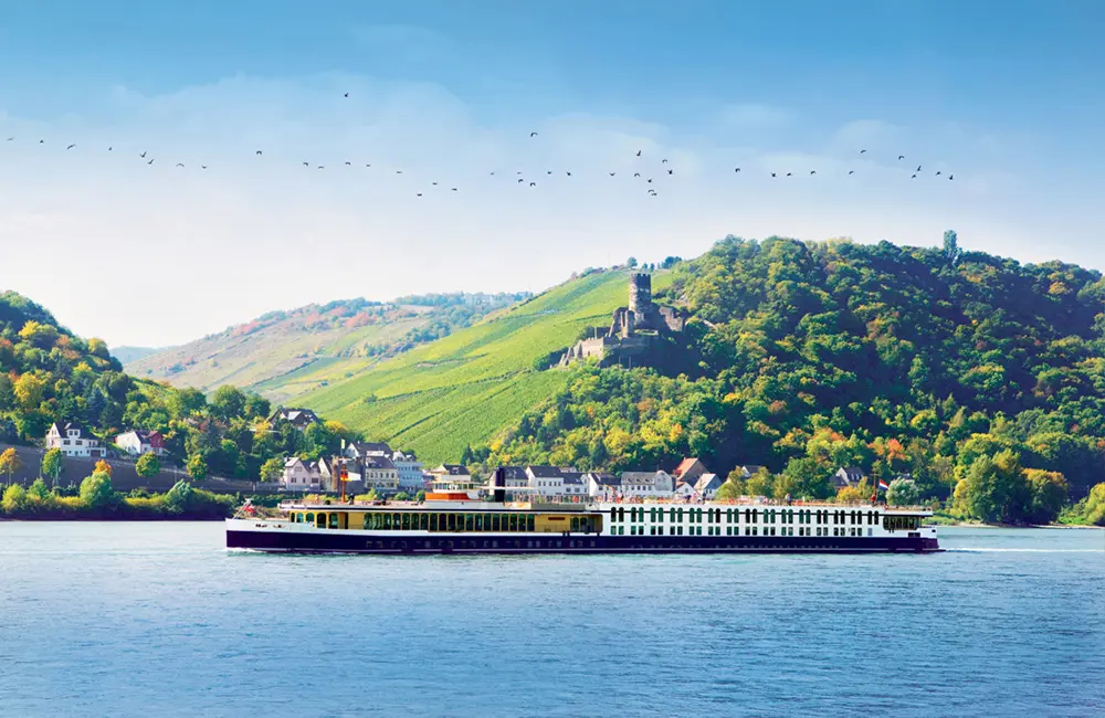 Trafalgar river cruise ship on the Rhine River.