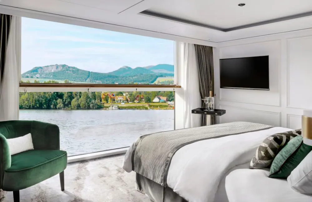 The new luxury river cruise ships you need on your radar 8 Uniworld SS Elisabeth suite