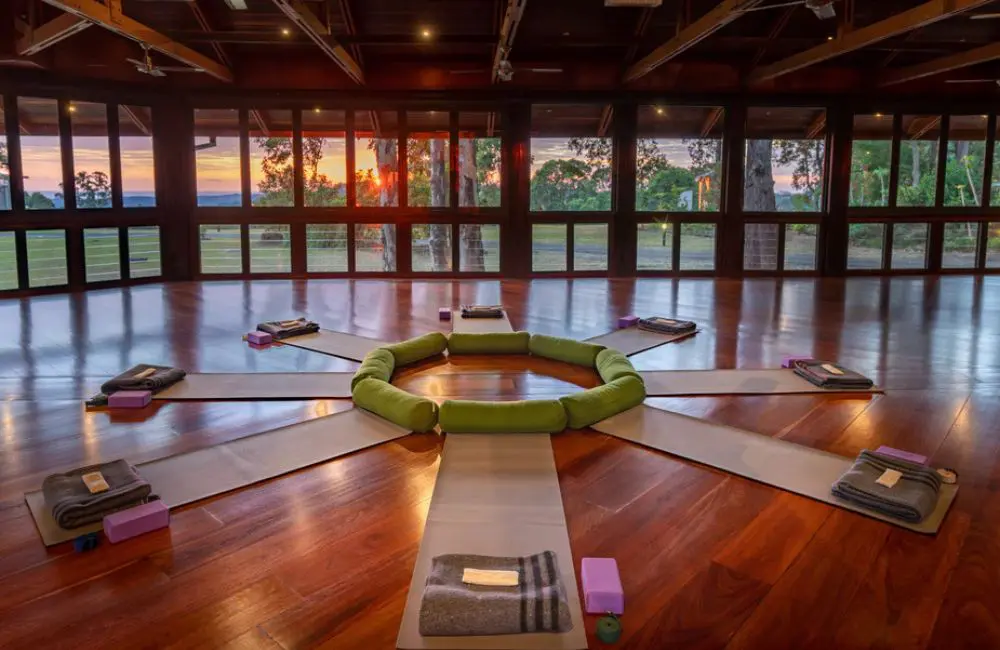 The luxury Australian lifestyle retreat pioneering DNA-based wellness 4 A yoga room at Gwinganna