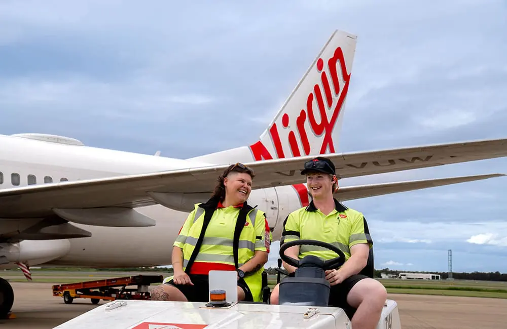 Australia’s most reliable major airline? Virgin Australia nails on-time performance yet again 2 Virgin Australia ground crew – on-time performance