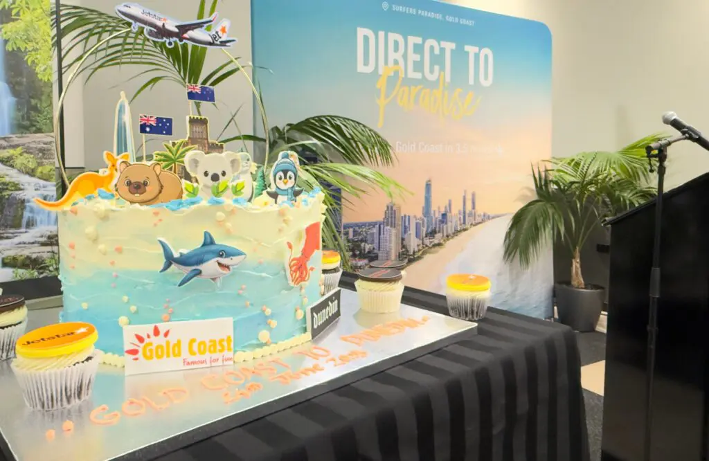 On location: Dunedin turns on the charm for inaugural Gold Coast flight 3 Dunedin