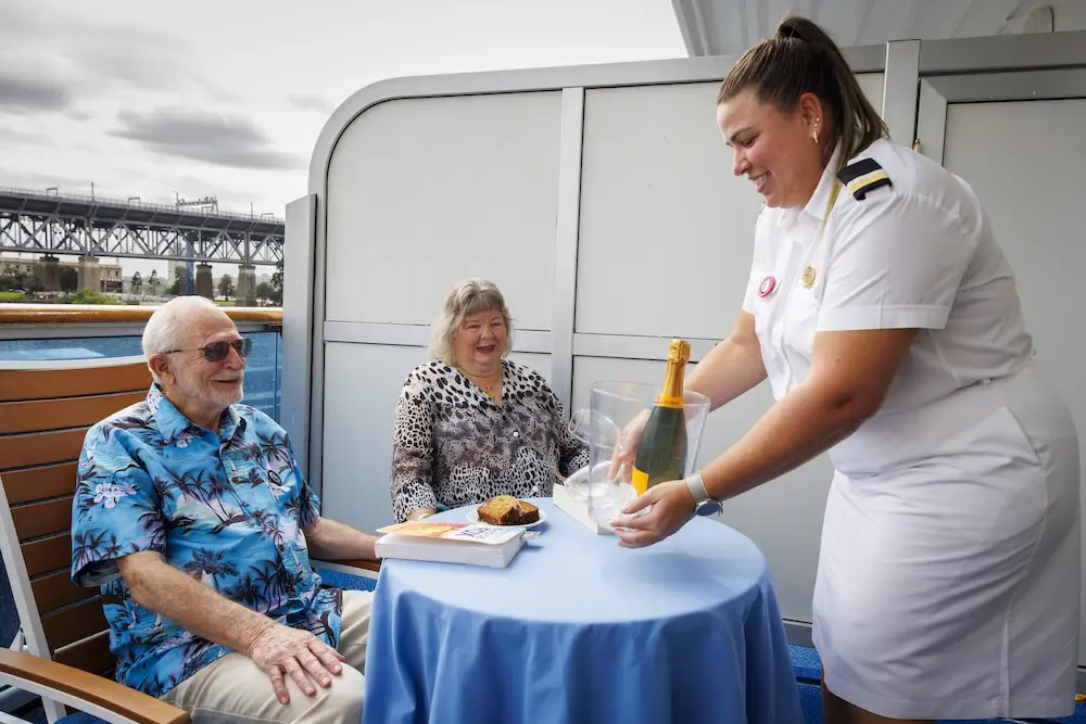 3,000+ Aussies join biggest world cruise from Australia, including couple marking 2,335 days at sea 2 Brisbane couple Marty and Jessica Ansen are part of a growing trend of older couples embarking on world cruises. Marty and Jessica boarded the Crown Princess in Brisbane on 21 November, 2024 and will diseambark this coming November. Pictured enjoying the cruising lifestyle while on a stopover in Sydney, Wednesday, 16 April, 2025. Picture: Toby Zerna Media