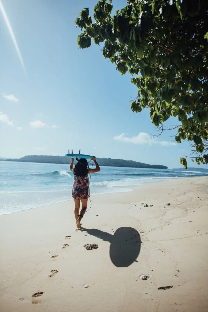 Exclusive-use island in Vanuatu’s Espiritu Santo reopens as barefoot luxury resort 3 Surfer on Dany Island, Vanuatu