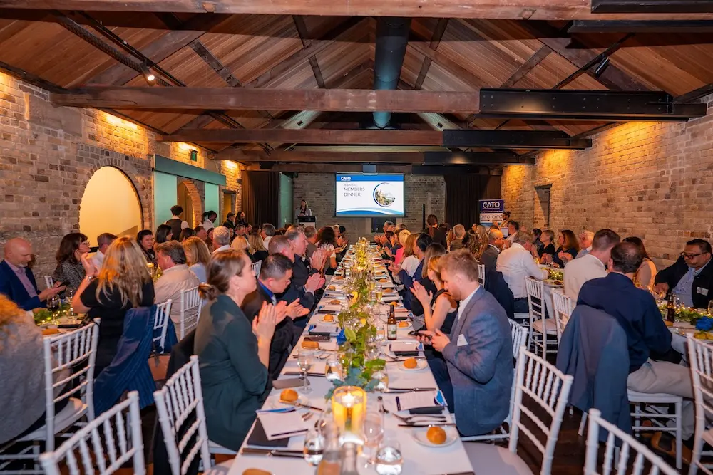 CATO hosts first summit and inaugural Hall of Fame ceremony 1 CATO AGM Members Dinner 2025