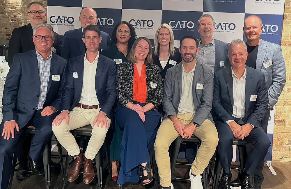 Movers + Shakers: CATO appoints interim Vice Chair as to replace Pagotto 2 CATO Board 2025-26 seated in restaurant