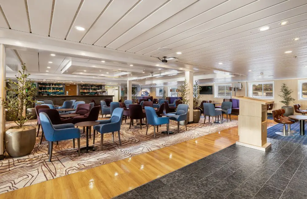 HX Expeditions completes multi-million-dollar refurb of MS Spitsbergen 2 MS Spitsbergen new Brygga Bistro