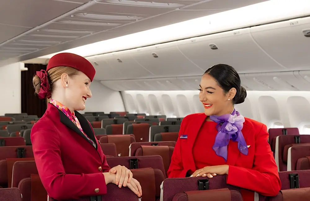 Virgin's new Brisbane–Doha flight unlocks 170 destinations: Here’s what’s onboard 1 Cabin crew from Virgin Australia and Qatar Airways onboard the inaugural Brisbane–Doha flight, marking a new era of international connectivity.