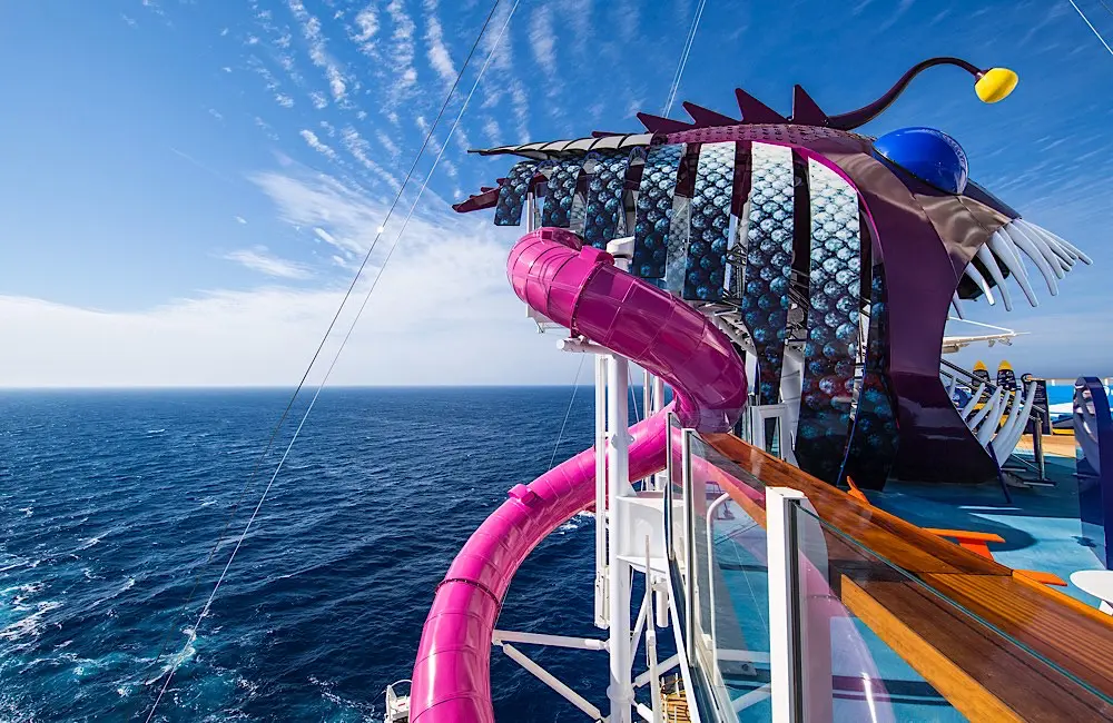 Amped up: Ovation returns to Sydney as Royal Caribbean reboots three ships for 2026 3 Don’t look down: The Ultimate Abyss slide—seen here with its iconic anglerfish facade—is among the high-thrill features Royal Caribbean is standardising fleetwide.