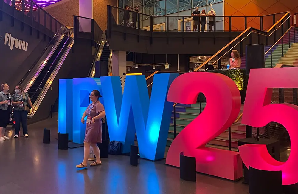 Party in the USA: IPW25 wraps in Chicago with second-largest ANZ contingent in attendance 1 IPW25 large illuminated letters at Navy Pier. Image: Cassie Tannenberg