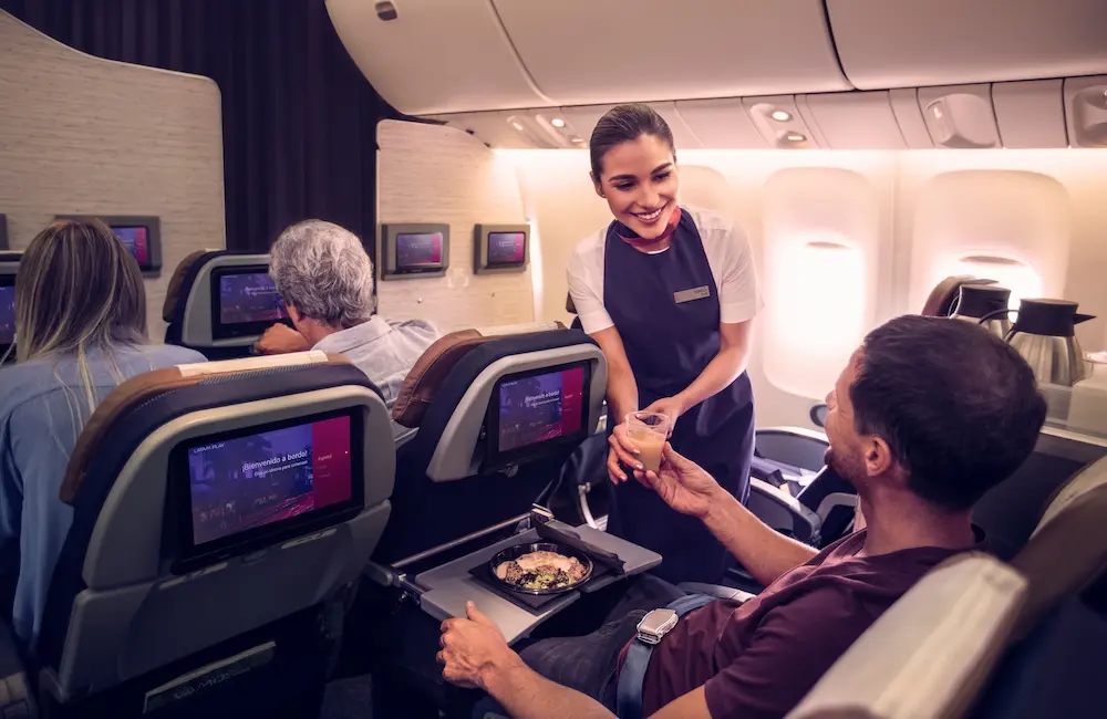 On board LATAM's B787 Dreamliner.