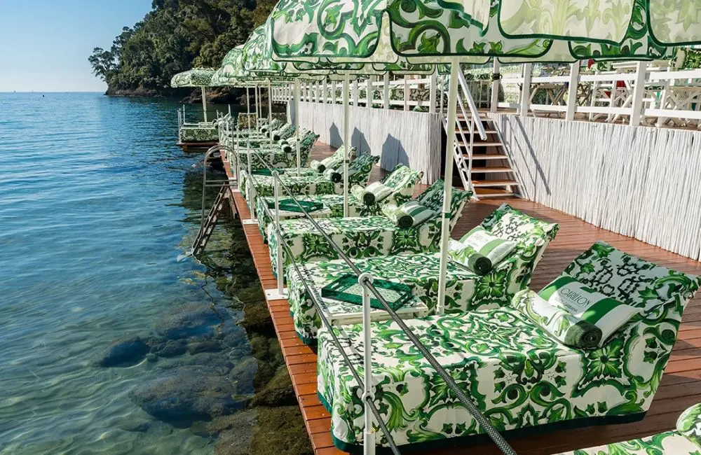Dolce&Gabbana launches new series of European beach club takeovers 1 Le Carillon Portofino, Dolce&Gabbana takeover