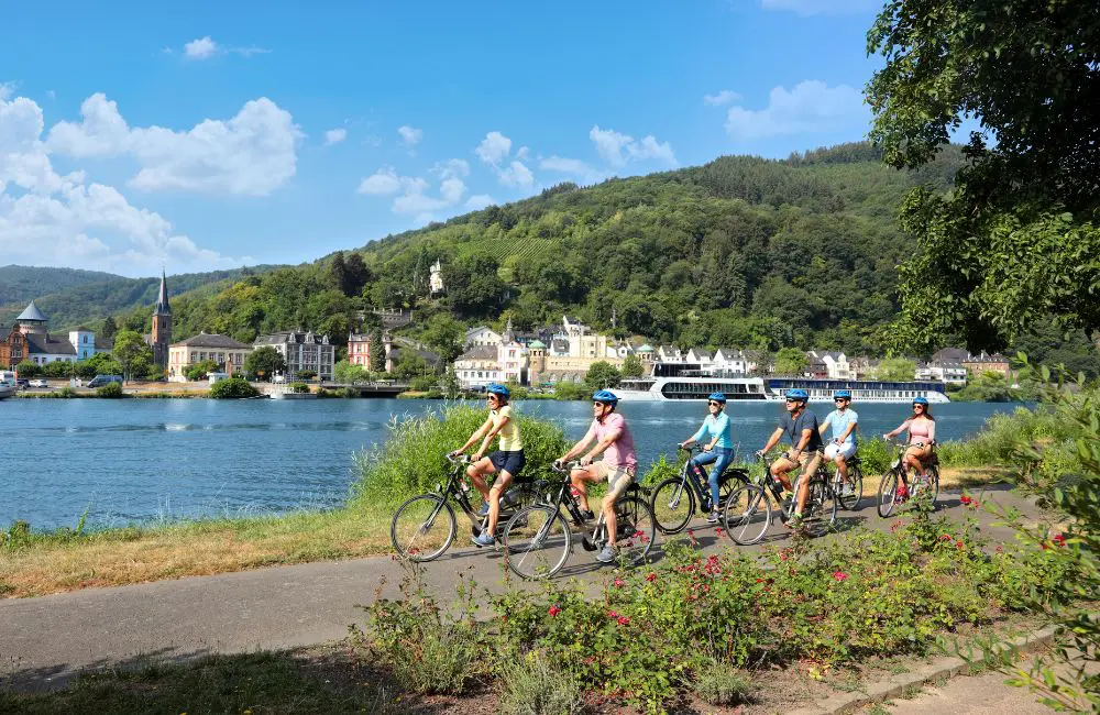 10 unmissable river cruises with AmaWaterways for lovers of slow travel 2 Cycling along the banks of the Moselle RIver