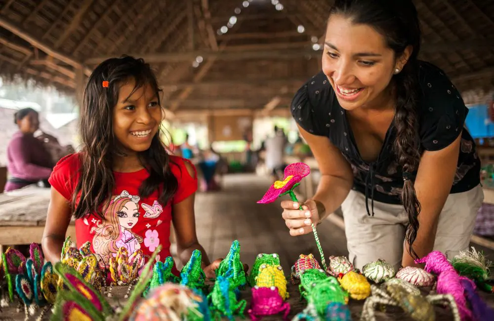 Delfin’s co-founder on the company's new-look ship and commitment to riverside communities 6 Perusing local handicrafts