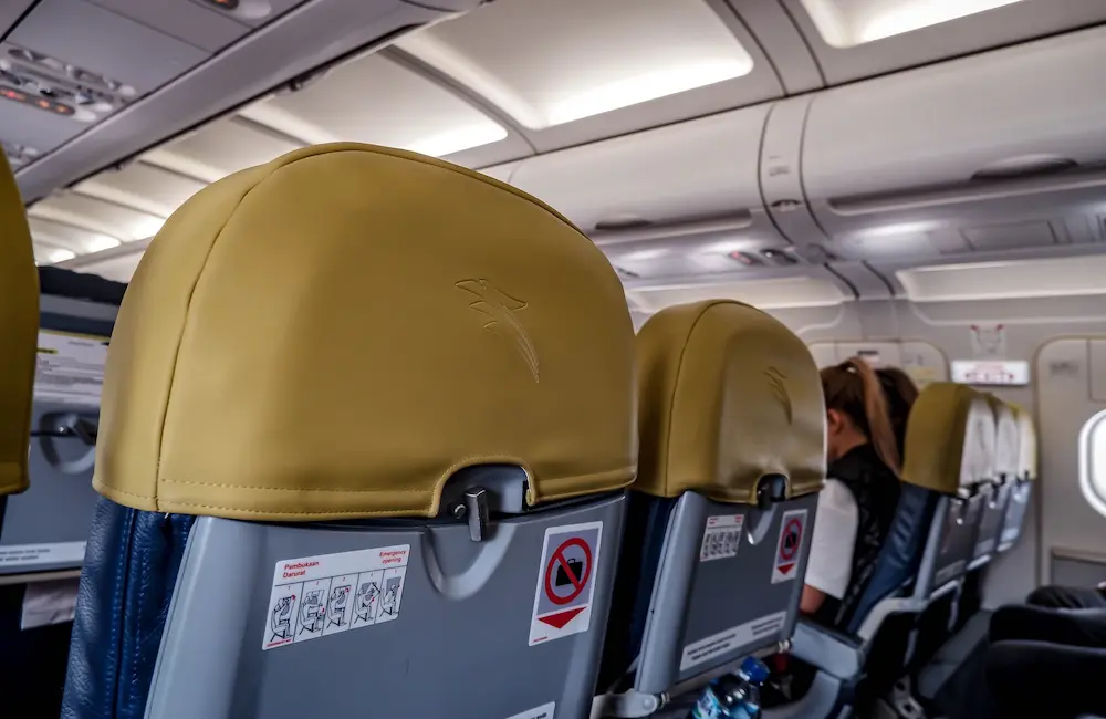 An airline most Aussies haven't heard of is now flying 17 times between Australia and Bali 1 On board a TransNusa flight.