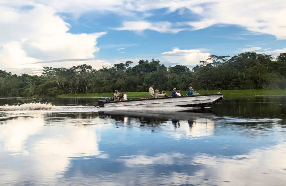 Delfin’s co-founder on the company's new-look ship and commitment to riverside communities 4 Excursion on the The "Forest of Mirrors" in the Pacaya-Samiria National Reserve in the Peruvian Amazon