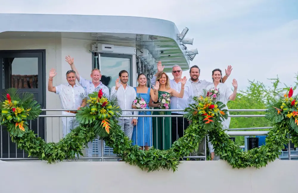 AmaWaterways christens AmaMagdalena –Colombia's first luxury river ship on the Magdalena 1 A historical moment christening AmaMagdalena in Colombia