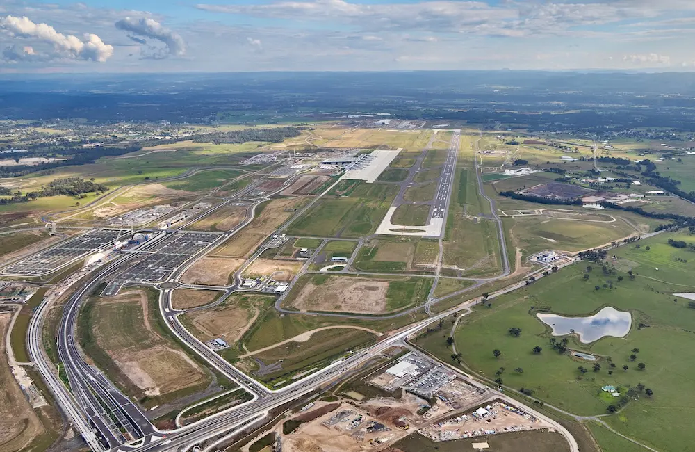 Western Sydney Airport recently completed its runway and airside facilities.