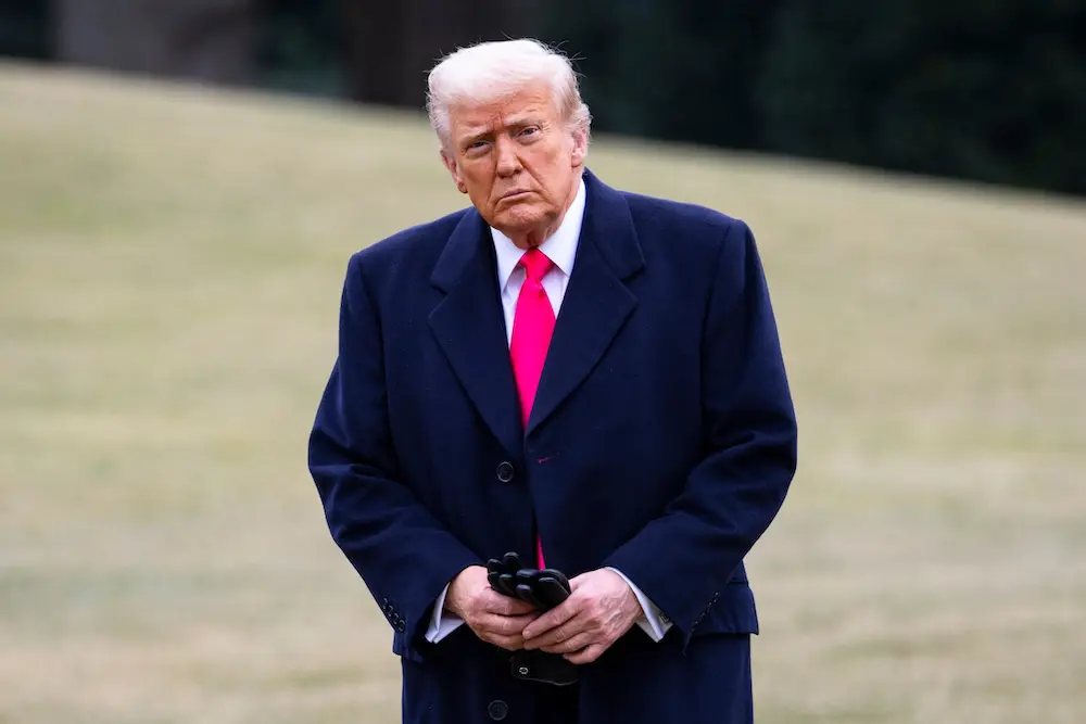 Middle East travel updates: Fragile ceasefire; Qantas flights diverted; EK reports "minimal disruptions" 1 WASHINGTON – February 22, 2025: President Donald Trump arrives at the White House South Lawn on Marine One after his visit to CPAC.