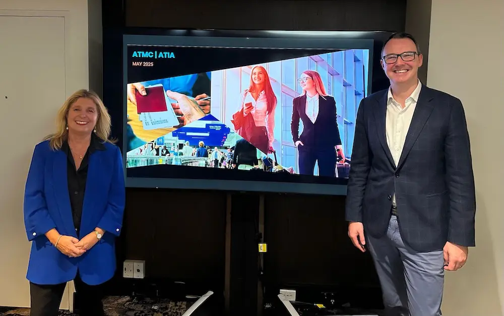A louder voice for corporate travel: ATIA and ATMC ink historic strategic deal 2 (l-r) ATMC Chair Penny Spencer and ATIA CEO Dean Long.